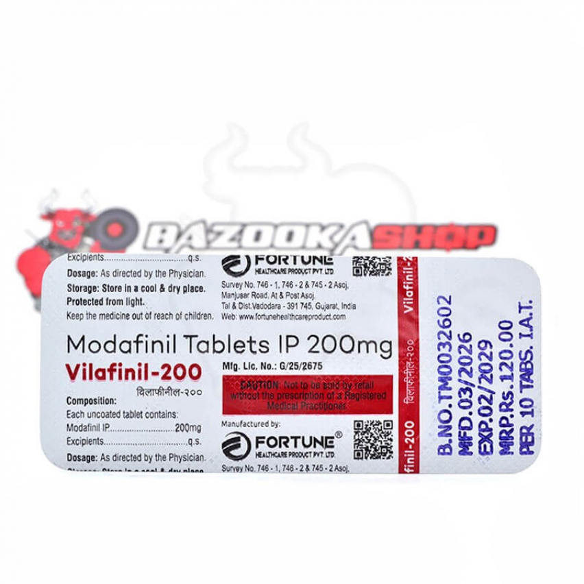 Vilafinil-200 "Fortune Healthcare" (10tab/200mg)