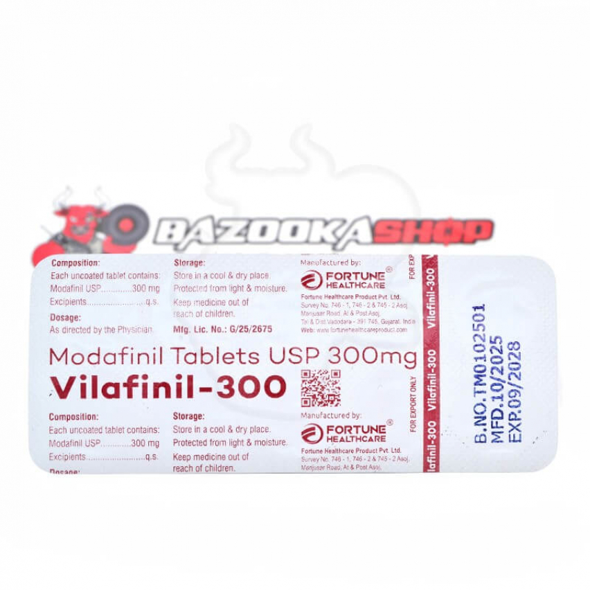 Vilafinil-300 "Fortune Healthcare" (10tab/300mg)