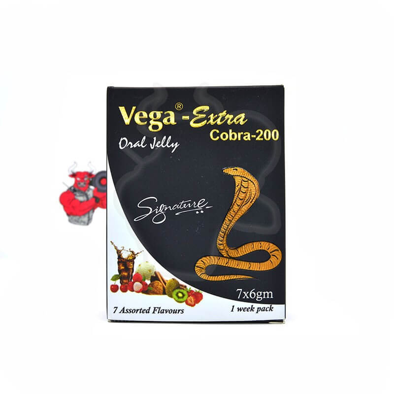 Cobra - 200 ORAL JELLY "Vega - Extra" (7pac/200mg)