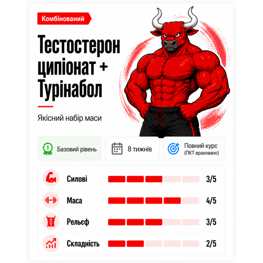 Якісний набір  (Тест ципіонат+Турінабол)