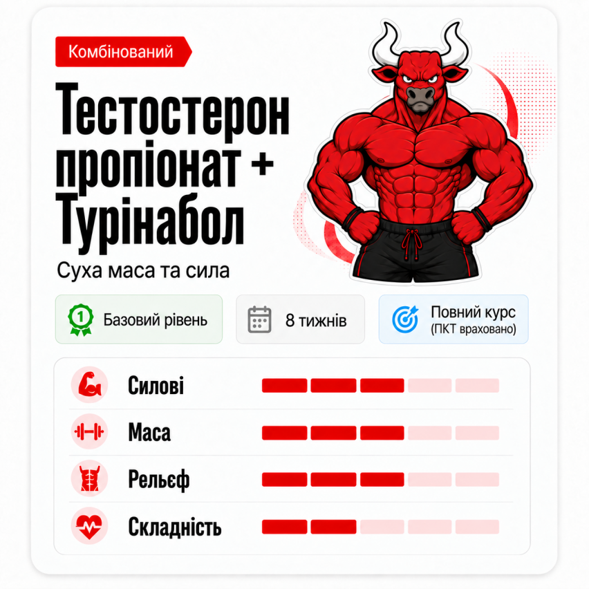 Суха база (Тест Пропіонат + Турінабол)