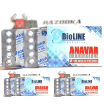 "Акція 1+1=3" Anavar "BioLINE Innovation" (100 tab/10mg)