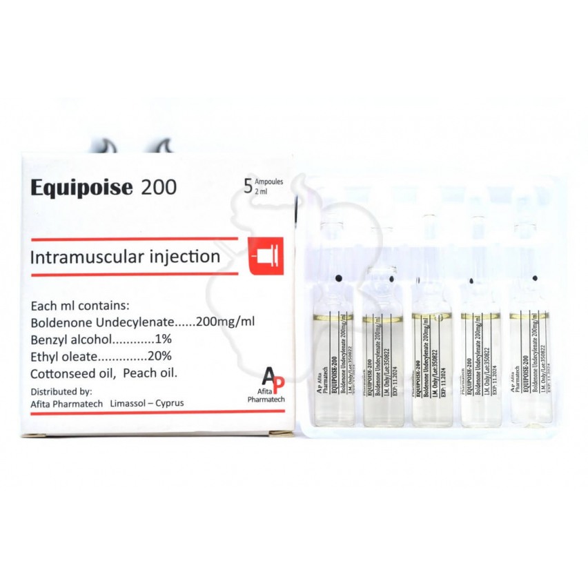 Уцінка - Equipoise 200 "Afita" (10ml/400mg/5amp) - Термін придатності до 11,24