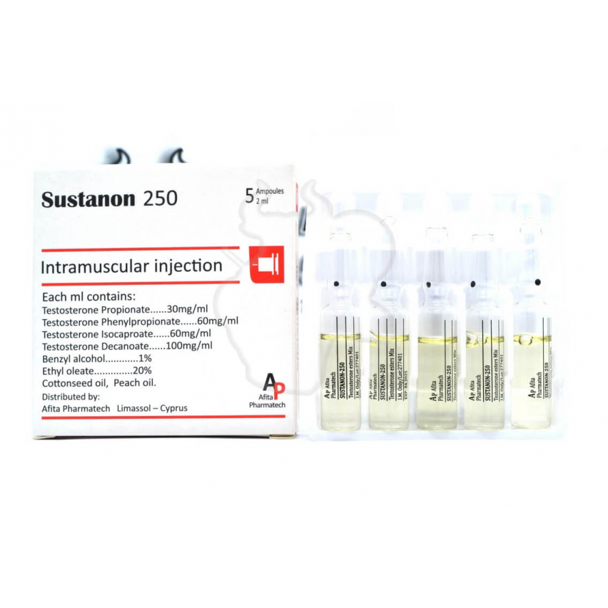 Уцінка - Sustanon 250 "Afita" (10ml/500mg/5amp) - Термін до 04,25