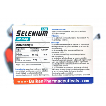 Selenium +Zn "Balkan" (20tab/50mcg)