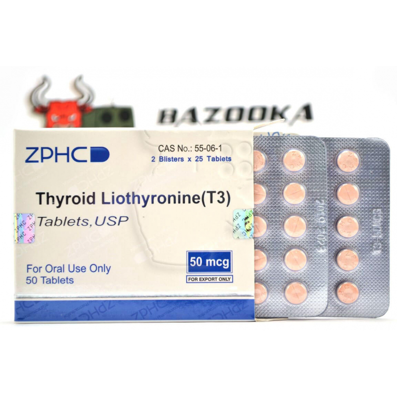 Thyroid Liothyronine "ZPHC" (50tab/50mcg) - Срок до 09.2023