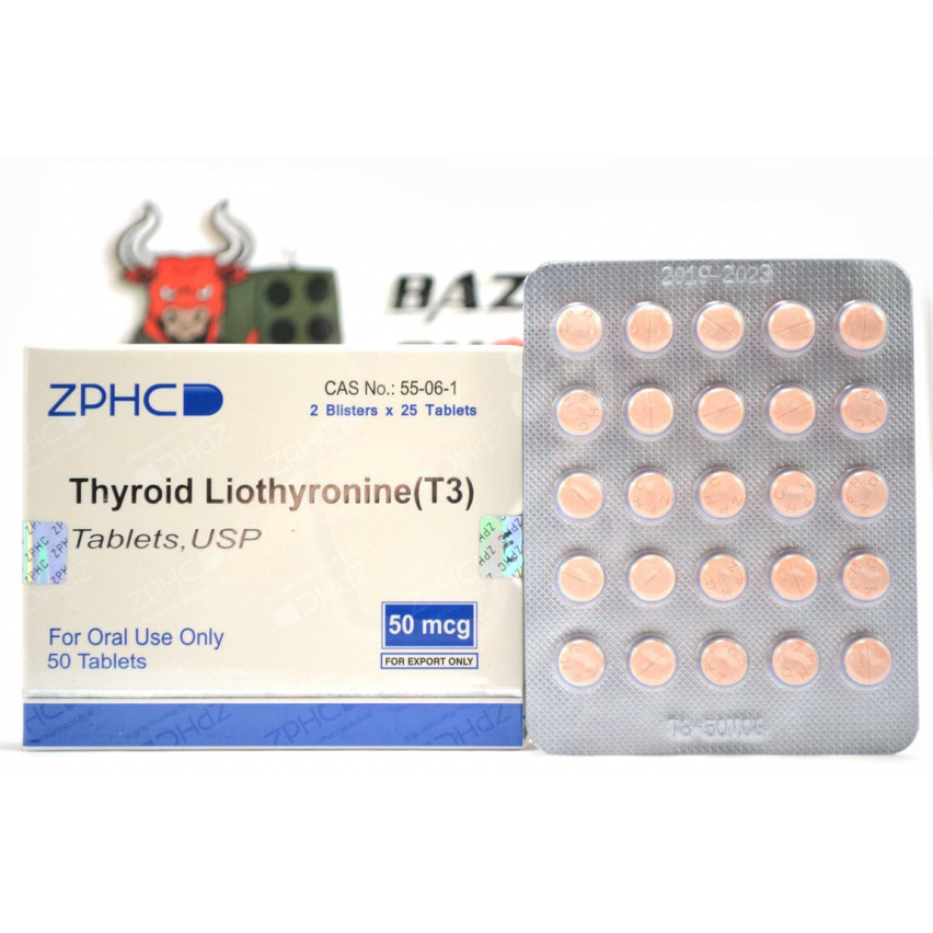 Thyroid Liothyronine "ZPHC" (25tab/50 mcg) - Срок до 09.2023