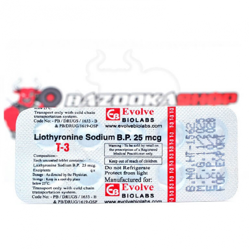 T-3 "Evolve Biolabs" (10tab/25mcg)