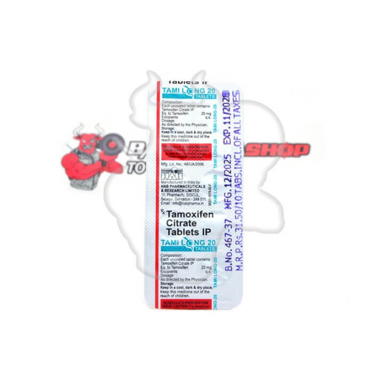 Tamoxifen (TAMILONG 20) "Hab Pharmaceuticals" (10tab/20mg)