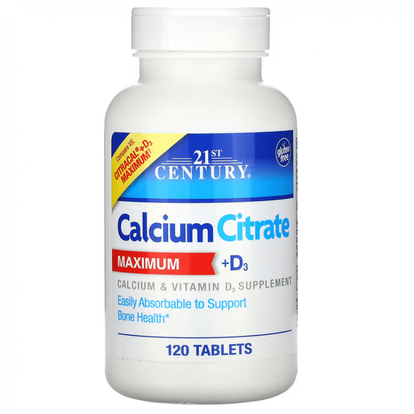 Calcium Citrate Petites + D3 "21st Century" (120 tab)