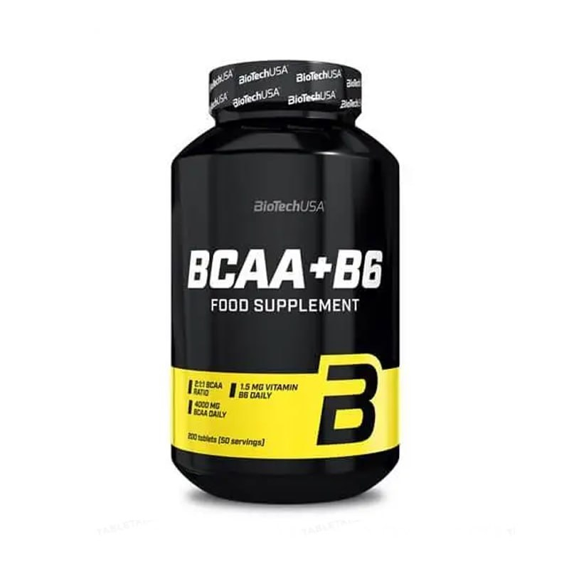 Амінокислоти BCAA + B6 BioTechUSA (200 таблеток)