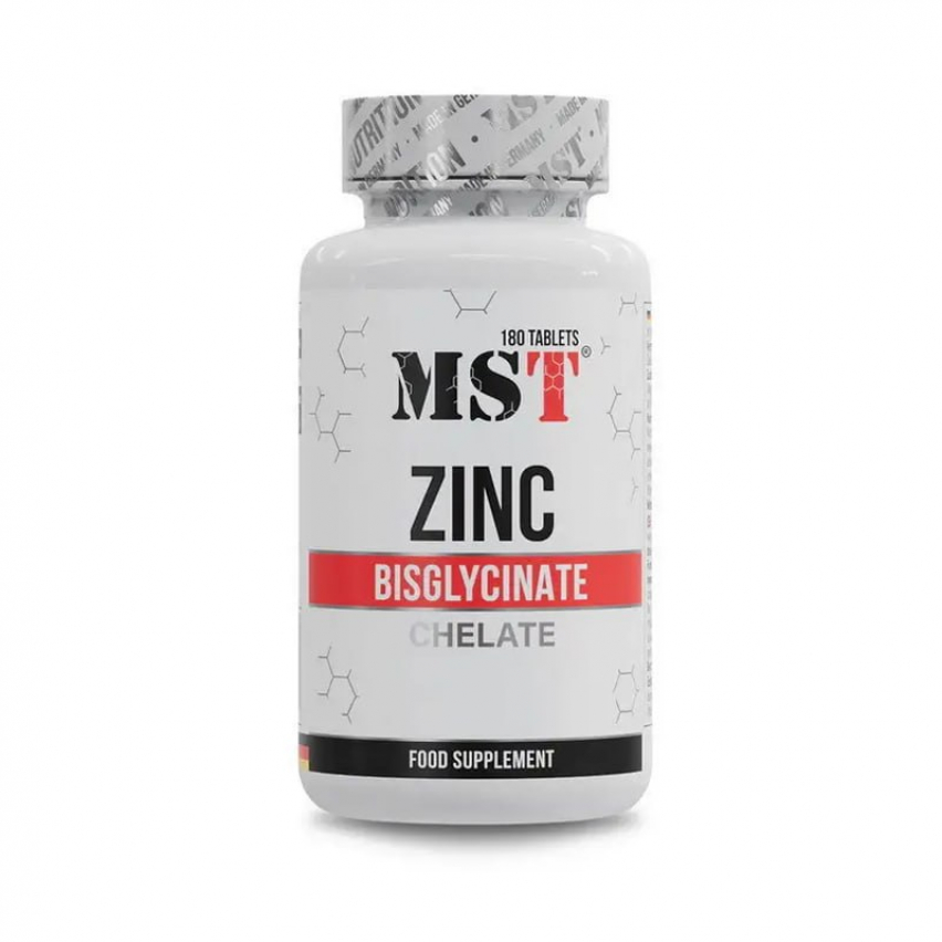 Zinc Bisglycinate Chelate 25 mg "MST" 180 tabs