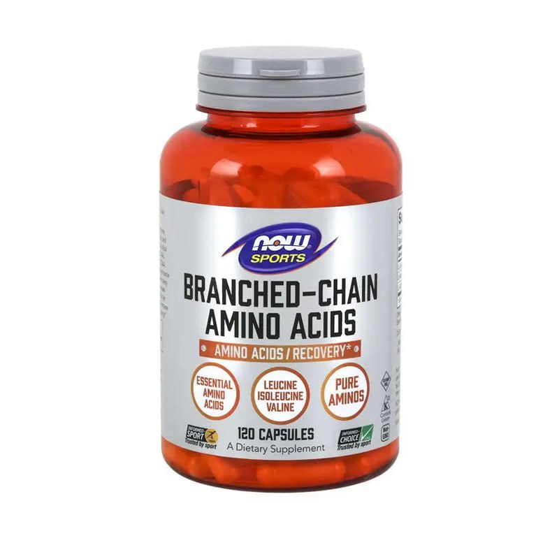 BCAA Branched Chain Amino Acids NOW Foods (120 капсул)