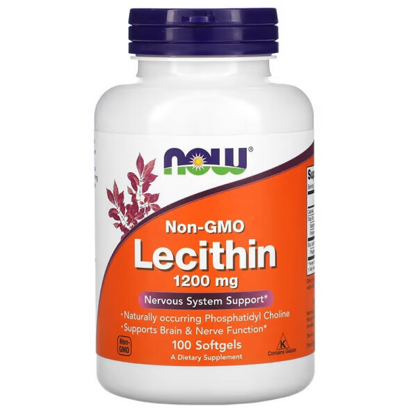 Lecithin "Now Foods" (100caps/1200mg)