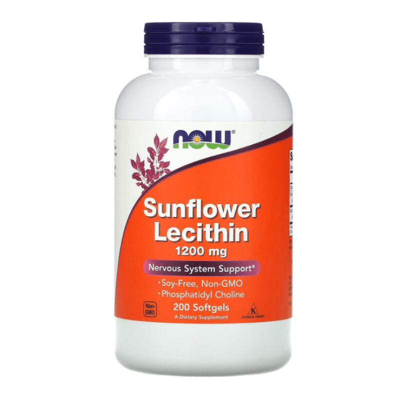 Lecithin "Now Foods" (200caps/1200mg)
