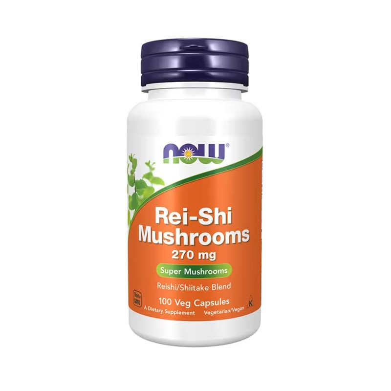 Rei-Shi Mushrooms 270 mg NOW Foods (100 рослинних капсул) Rei-Shi Mushrooms 270 mg NOW Foods (100 рослинних капсул)