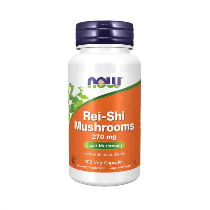 Rei-Shi Mushroom 270 mg "NOW" 100 veg caps