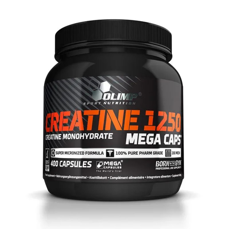 Креатин Creatine 1250 Mega Caps Olimp (400 капсул)