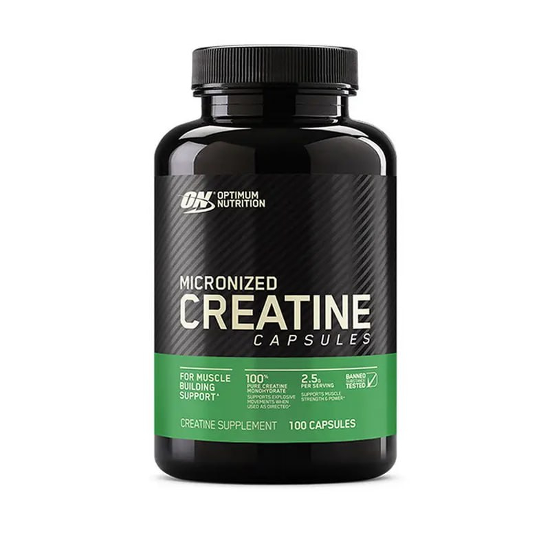 Micronized Creatine Capsules Optimum Nutrition (100 капсул)