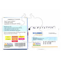 Уцінка - Malegra 100 Oral Jelly "Sunrise Remedies" (7 serv/100mg) - Термін до 11.2023