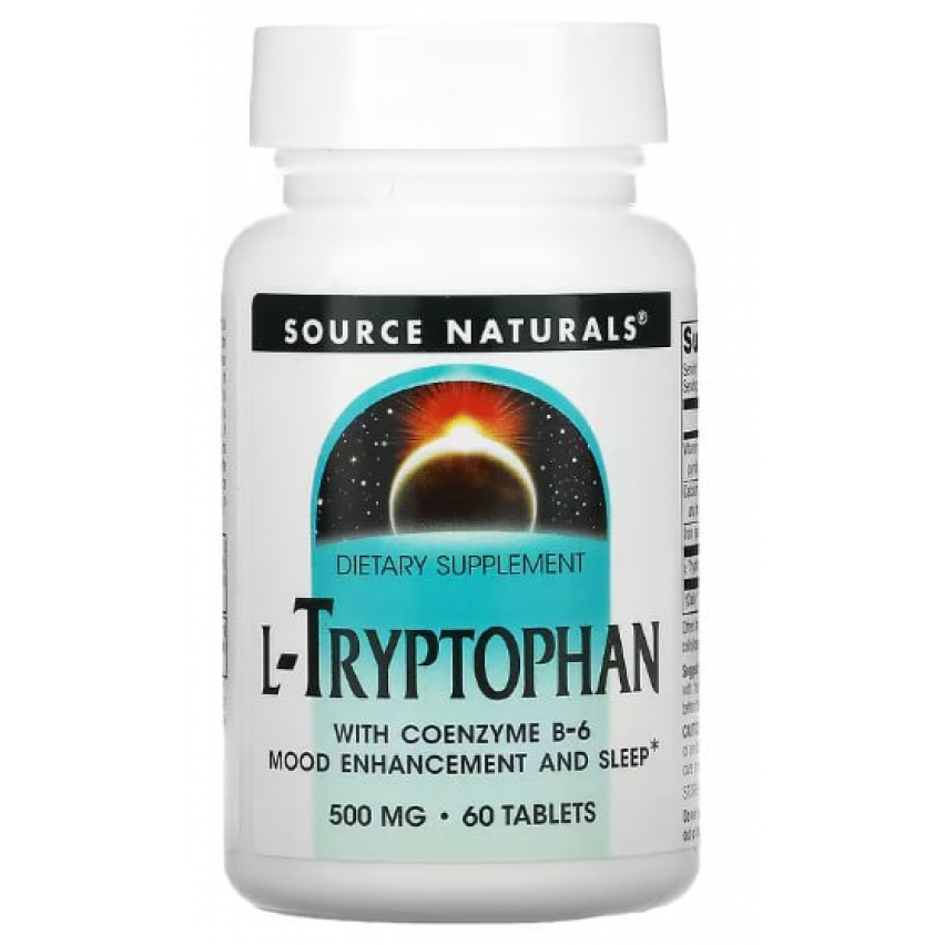 L-Tryptophan "Source Naturals" (60caps/500mg)