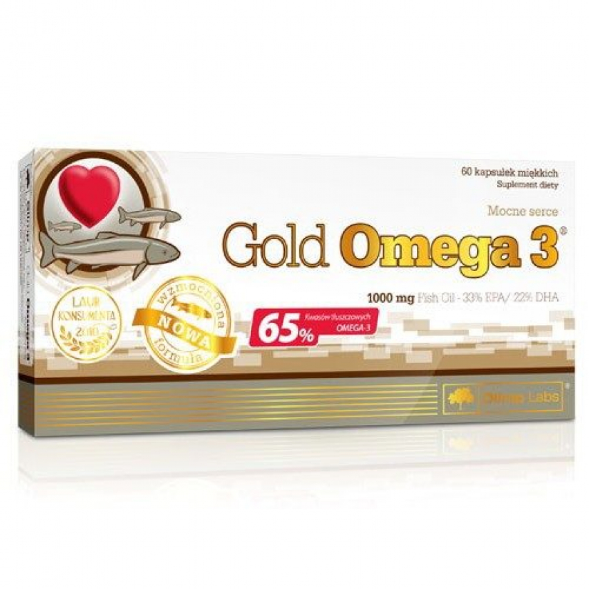 Gold Omega 3 65% "Olimp Labs" (60 caps)