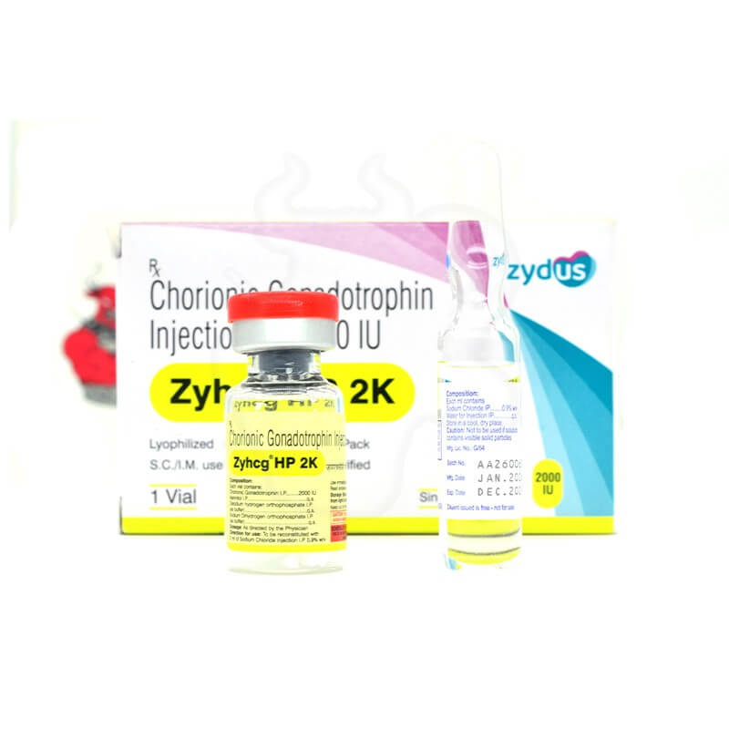Gonadotropin Zyhcg Hp "ZYDUS" (2000UI) Gonadotropin Zyhcg Hp "ZYDUS" (2000UI)