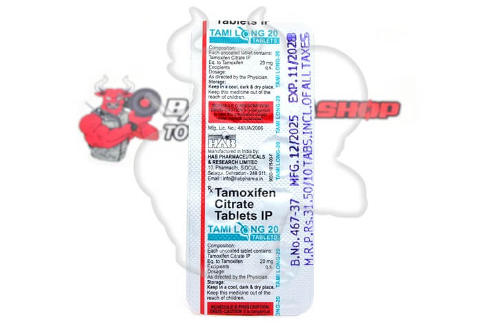 Tamoxifen TAMILONG 20 Hab Pharmaceuticals — Bazooka-Shop