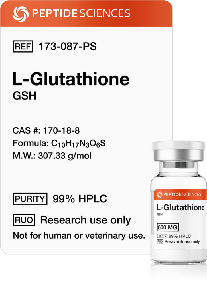 L-Glutathione Peptide Sciences 600mg — Bazooka-Shop